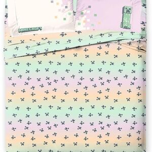 Minecraft Creeper Pastel Bedding Set
